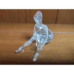 Zittende ballerina in Swarovski kristal