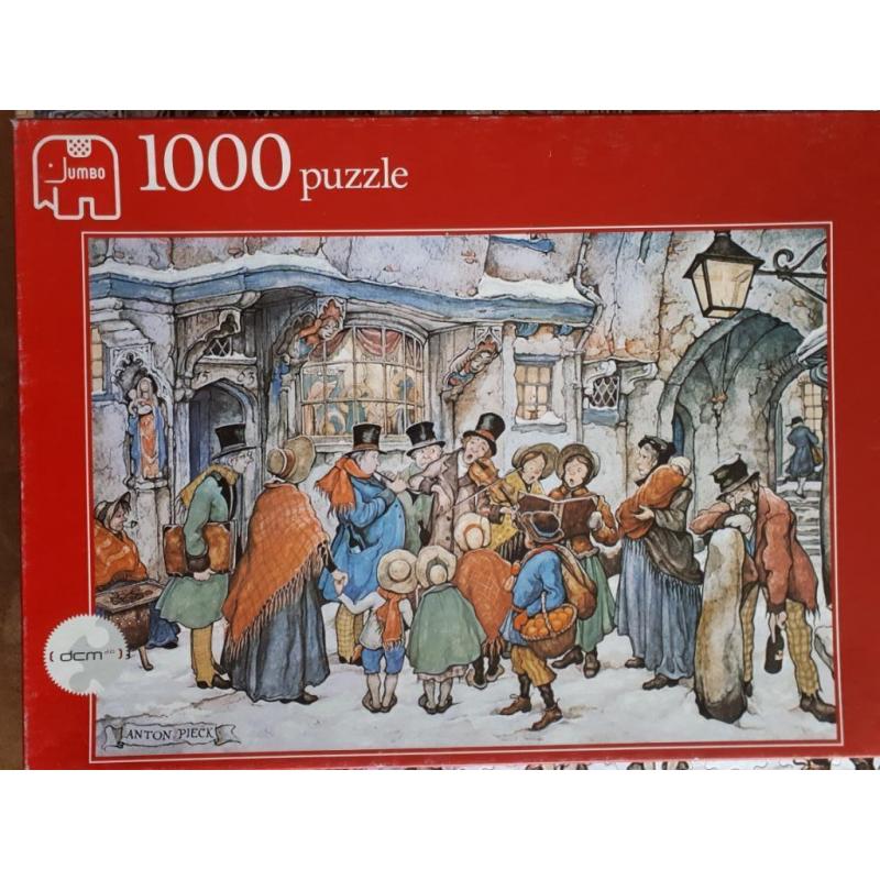 15 Puzzels van bekende merken 950/1000 stukjes