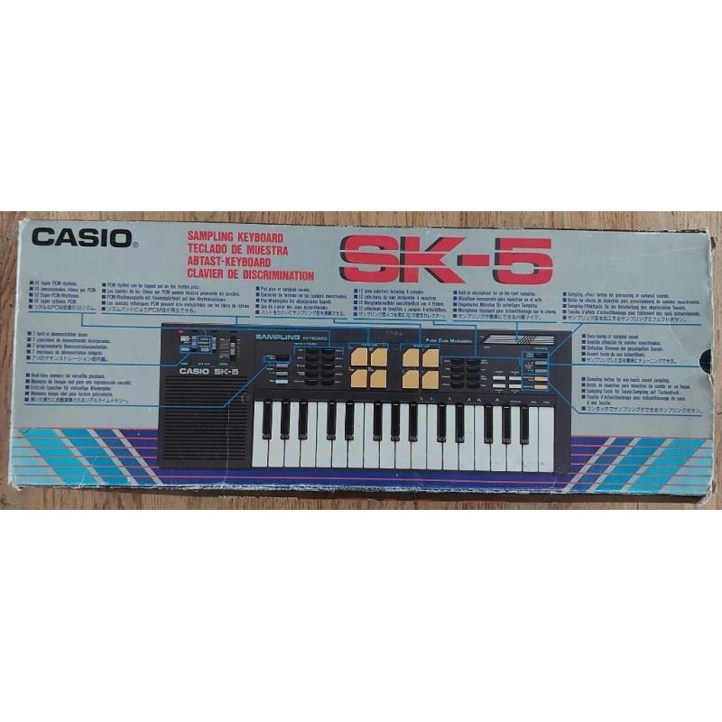 Casio SK 5 + originele doos