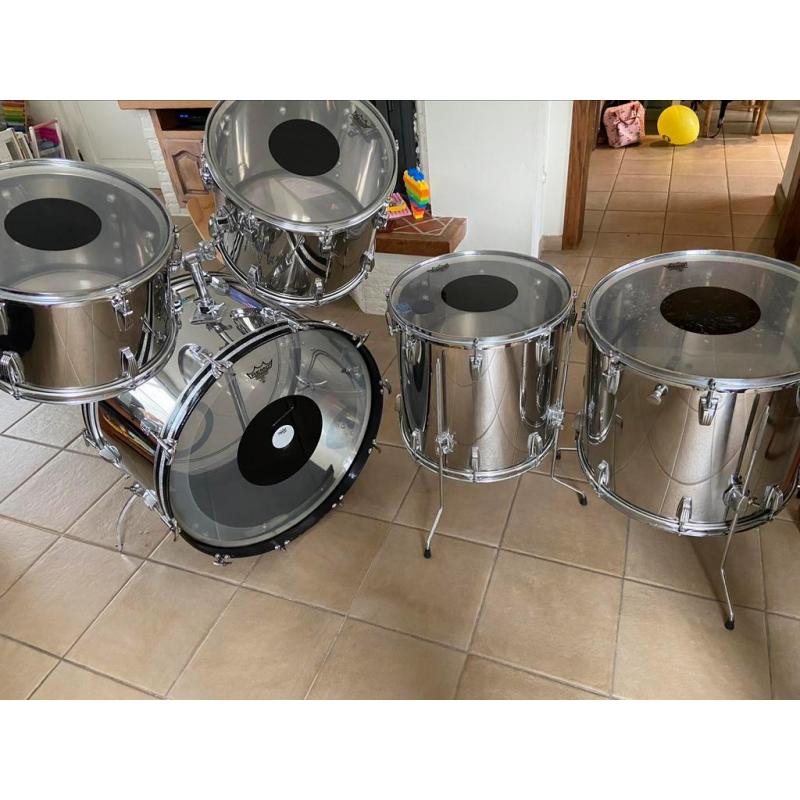 Ludwig stainless steel 1979, 24/18/16/15/14