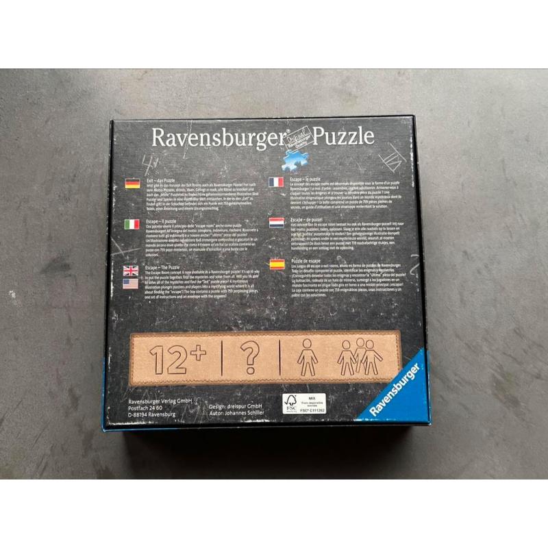 Ravensburger Escape Puzzel 759 - In de Griezelkelder