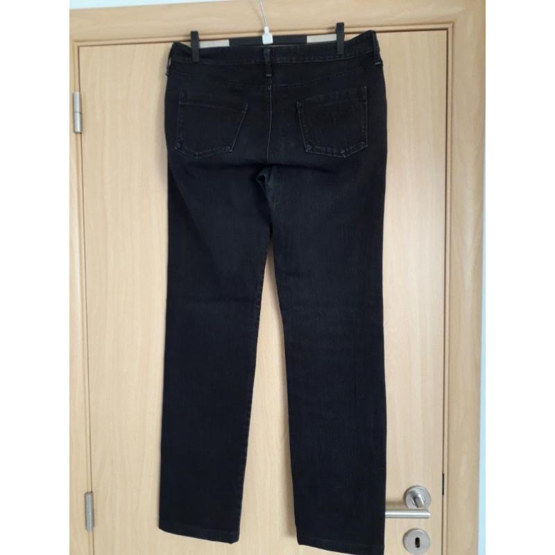 Zwarte jeans broek maat 42